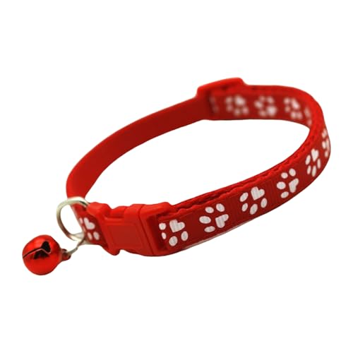 NPXUAMTJ Schöne Pfoten Print Pet Bells Kragen Mit Klar von NPXUAMTJ