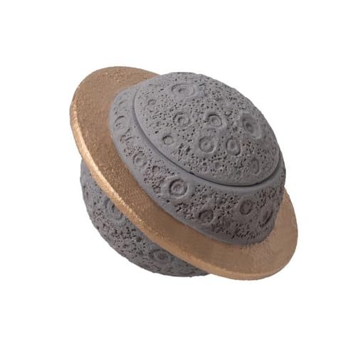 NPXUAMTJ Zeitgenössische Portlandzemente Asche Behälter Raum Planet Asche Behälter Cremation Box Indoor Outdoor Verwendung Planet Pet Memorial Urne von NPXUAMTJ