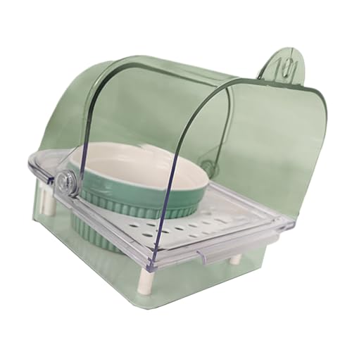 Papageien-Badewanne, Haustier-Vogelbadewanne, Papageien-Duschbox, transparente Badewanne, große Kapazität, multifunktionale Badewanne, ausbruchsicher, Vogelfutterspender Papageien-Badewanne, Haustier-Vogelbadewanne, Papageien-Duschbox, transparente Badewanne, große Kapazität, multifunktionale Badewanne, ausbruchsicher, Vogelfutterspender von NPXUAMTJ