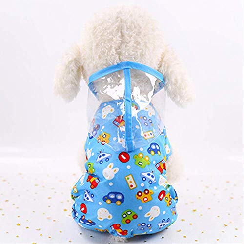 NRYBH Regenmantel Kleine Hunde Regenmäntel Xs-2xl Hund Regenmantel Frühling Sommer Regenmäntel Hundelicht Kleidung Haustierzubehör Welpen Regenjacke XS Blau von NRYBH