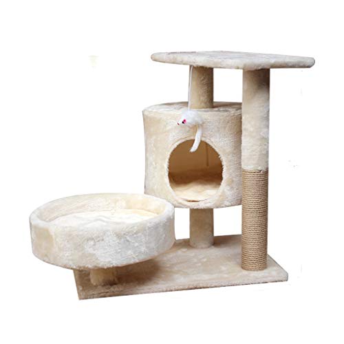Haustier-Katzen-Baum, Eigentumswohnungskratzer, Verstellbarer Kratzkletterbaum, Katzenspielzeug, zum Schutz von Möbeln von NSIBAN