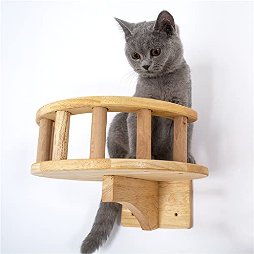 Haustiermöbel, Holz-Klettergerüst, Katzen-Wandstufen, Katzenbaum-Turm, Wandbehang, Kätzchen-Spielzeughaus, Klettergerüst mit Leitplanke Haustiermöbel, Holz-Klettergerüst, Katzen-Wandstufen, Katzenbaum-Turm, Wandbehang, Kätzchen-Spielzeughaus, Klettergerüst mit Leitplanke von NSIBAN