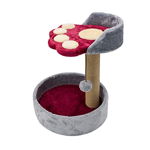 Niedliches Haustier-Katzenbaumspielzeug mit Ball-Kratzpfosten für Katzen, Kätzchen, Kletterbaum, Katzenspielzeug Niedliches Haustier-Katzenbaumspielzeug mit Ball-Kratzpfosten für Katzen, Kätzchen, Kletterbaum, Katzenspielzeug von NSIBAN
