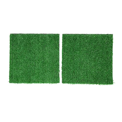 NSXAYIWE 2 Stück Kunstrasen-Hundegras-Pad, atmungsaktive Wiederverwendbare Hunde-PIPI-Pads, waschbare Hunde-Töpfchen-Trainingsmatte für drinnen und draußen (S) von NSXAYIWE