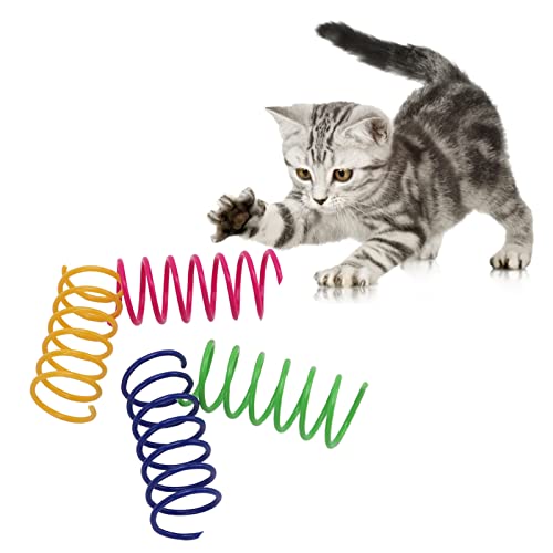 NSXAYIWE 40pcs Katzen -Frühlingsspielzeug, farbenfrohe interaktive Katzenspielzeug für Innenkatzen, Flexibler Katzenkragen, Frühlingsspielzeug für Katzen, Katzenspielzeug für gelangweilte NSXAYIWE 40pcs Katzen -Frühlingsspielzeug, farbenfrohe interaktive Katzenspielzeug für Innenkatzen, Flexibler Katzenkragen, Frühlingsspielzeug für Katzen, Katzenspielzeug für gelangweilte von NSXAYIWE
