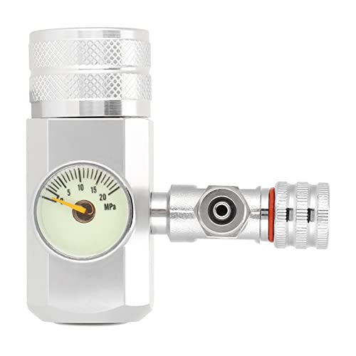 NSXAYIWE Aquarium CO2 -Regler, CO2 -Aquarium -Kit mit DC -Magnet, großes Display -Aquarium -CO2 -System (Kleine einzelne Tabelle G5/8 ohne Blasenregister) von NSXAYIWE