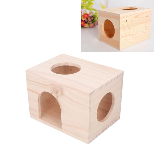 NSXAYIWE Hamsterhaus aus Holz, belüftetes Hamsterkäfig-Zubehör, Hamsterversteck, kleines Hamsterlabyrinth für Meerschweinchen, Mäuse, Mäuse, Ratten NSXAYIWE Hamsterhaus aus Holz, belüftetes Hamsterkäfig-Zubehör, Hamsterversteck, kleines Hamsterlabyrinth für Meerschweinchen, Mäuse, Mäuse, Ratten von NSXAYIWE