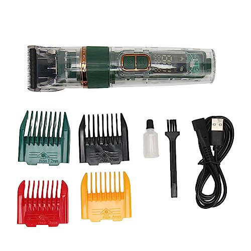 NSXAYIWE Hundeschermaschine mit 3-Gang-Steuerung, IPX7 wasserdichte Hundepflegeschere mit LED-Anzeige, tragbarer Tierhaarschneider, Hundepflegeset (-2110230049112) von NSXAYIWE
