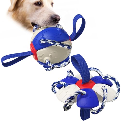 NSXAYIWE Interaktives Hundespielzeug, Hundebälle mit Riemen, Faltbarer interaktiver Hundeball, Hundezerrerspielzeug, Hundewasserspielzeug, Outdoor-Ballspielzeug für kleine, mittelgroße und NSXAYIWE Interaktives Hundespielzeug, Hundebälle mit Riemen, Faltbarer interaktiver Hundeball, Hundezerrerspielzeug, Hundewasserspielzeug, Outdoor-Ballspielzeug für kleine, mittelgroße und von NSXAYIWE