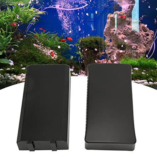 NSXAYIWE Magnetischer Aquariumglasreiniger, Fischtankreiniger mit ergonomischem Griff und 3 Schein, doppelte Seite schwimmende Magnetglasreiniger für 0,2 bis 0,4 Zoll Dickes (S) von NSXAYIWE