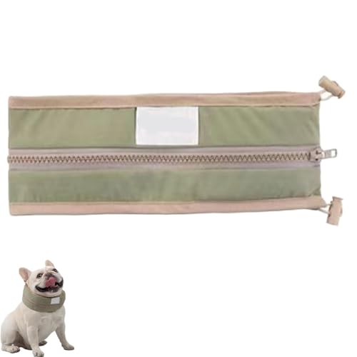 Kühlhalsband for Hunde, Sommermode, atmungsaktiver Eisschal, mittelgroße und große Welpen for Abkühlen beim Ausgehen(Green,L) von NTDMSFWM