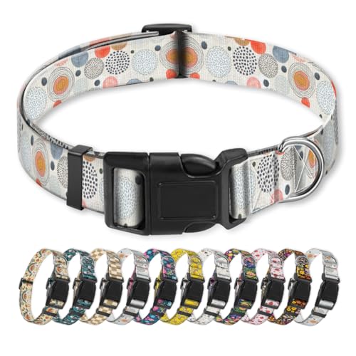 NUGGHU Hundehalsband, niedliches Welpenhalsband, lustiges Haustierhalsband, verstellbar, weich, für große Hunde, niedliche Punkte NUGGHU Hundehalsband, niedliches Welpenhalsband, lustiges Haustierhalsband, verstellbar, weich, für große Hunde, niedliche Punkte von NUGGHU