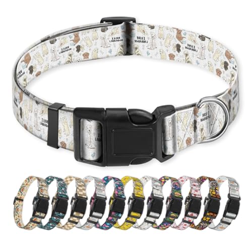 NUGGHU Hundehalsband, niedliches Welpenhalsband, lustiges Haustierhalsband, verstellbar, weich, für große Hunde, niedliche weiße Hunde NUGGHU Hundehalsband, niedliches Welpenhalsband, lustiges Haustierhalsband, verstellbar, weich, für große Hunde, niedliche weiße Hunde von NUGGHU