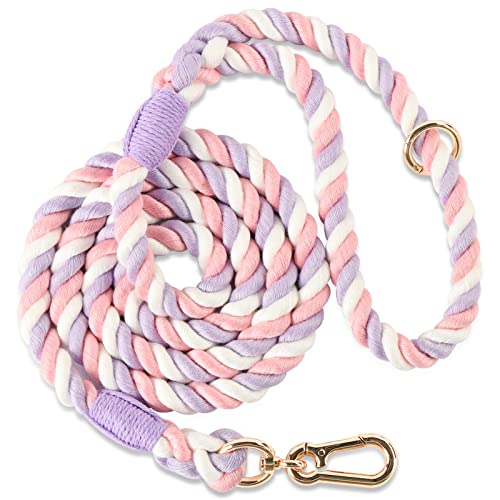 Nugutic Hundeleine, handgefertigt, geflochtenes Seil, für kleine, mittelgroße und große Hunde, 1,2 m, Einhorn Nugutic Hundeleine, handgefertigt, geflochtenes Seil, für kleine, mittelgroße und große Hunde, 1,2 m, Einhorn von NUGUTIC