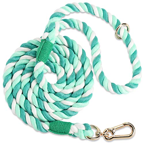 NUGUTIC Hundeleine, handgefertigt, geflochtenes Seil, für kleine, mittelgroße und große Hunde, 152 cm (Moosgrün) NUGUTIC Hundeleine, handgefertigt, geflochtenes Seil, für kleine, mittelgroße und große Hunde, 152 cm (Moosgrün) von NUGUTIC