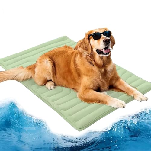 NUKYEJH Barkley -Kühlmatte, Kühlmatte für Hunde, wasserdicht (Green,S) von NUKYEJH