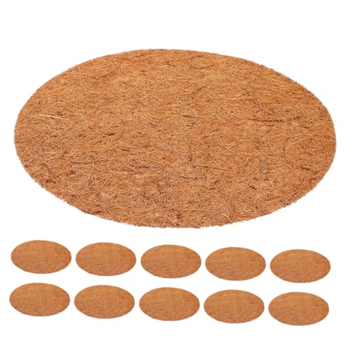 NULYLU 16 Stück Teiliges Kokosfaser Nistmatten für Vögel und Pflanzen Blumenkübel Einlage Langlebige und Dekorative Gartenmatte Verhindert Bodenerosion und Sorgt für Taubennest NULYLU 16 Stück Teiliges Kokosfaser Nistmatten für Vögel und Pflanzen Blumenkübel Einlage Langlebige und Dekorative Gartenmatte Verhindert Bodenerosion und Sorgt für Taubennest von NULYLU