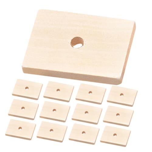 NULYLU 20stücke Holz Papagei Spielzeug Kauspielzeug Für Vögel Quadratische Holzblöcke Bissspielzeug Für Kleine Vögel Vogelkauspielzeug Papageienknabberspielzeug von NULYLU