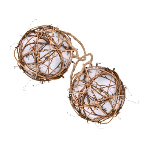 NULYLU Papagei Kautable Hängen Spielzeug Vogel Käfig Rattan Haustier Spielzeug Vogel Spielzeug Set NULYLU Papagei Kautable Hängen Spielzeug Vogel Käfig Rattan Haustier Spielzeug Vogel Spielzeug Set von NULYLU