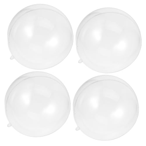 NULYLU 4 Stück Farn Pflanzabdeckung, Acryl Kuppel Gewächshausabdeckung, Klare Kuppel, Transparente Glocke, Pflanzenschutz, Belüftete Pflanzenglockenabdeckung, Cloche Kuppel, Kamera von NULYLU