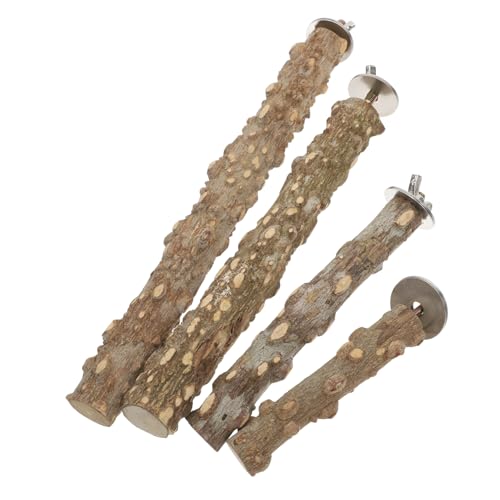 NULYLU 4stücke Holz-sitzstangen Für Vögel Verschiedene Für Papageien Nymphensittiche Wellensittiche Installieren Fördert Bewegung Und Spielvergnügen NULYLU 4stücke Holz-sitzstangen Für Vögel Verschiedene Für Papageien Nymphensittiche Wellensittiche Installieren Fördert Bewegung Und Spielvergnügen von NULYLU