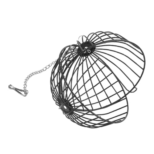 NULYLU Hamster Futterkäfig, Kaninchenball, Heu Futterspender Für Kaninchen, Chinchilla Ball, Stabiler Hängender Heu Futterspender, Spielzeugbälle, Heuraufe Für Kleintiere, Rattenzubehör von NULYLU