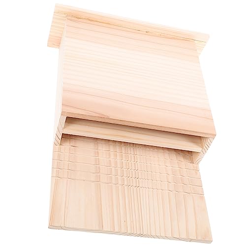 NULYLU Fledermauskasten Aus Echtem Holz für Gartendekoration Handgefertigt Fledermaushaus Fledermausunterschlupf für Den Außenbereich NULYLU Fledermauskasten Aus Echtem Holz für Gartendekoration Handgefertigt Fledermaushaus Fledermausunterschlupf für Den Außenbereich von NULYLU