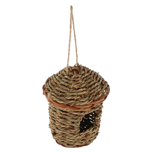 NULYLU Vogelhaus Dekoration, Vogelnistkäfig, Zum Aufhängen Im Freien, Vogelhaus, Vogelnest, Gewebtes Nest Für Vögel, Dekoratives Vogelnest, Papageiennest, Vogelnest, Gewebtes NULYLU Vogelhaus Dekoration, Vogelnistkäfig, Zum Aufhängen Im Freien, Vogelhaus, Vogelnest, Gewebtes Nest Für Vögel, Dekoratives Vogelnest, Papageiennest, Vogelnest, Gewebtes von NULYLU