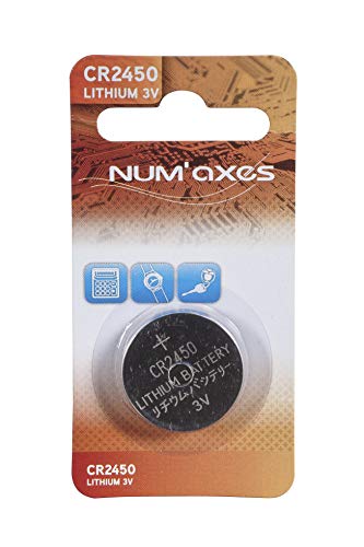 NUM`axes 81886 Ersatzbatterie CR2450 Lithium - 3 V von NUM'AXES