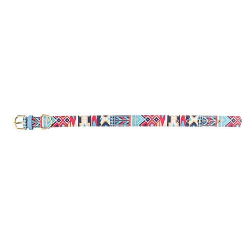 Haustier -Hunde -Katzenkragen -Gurtband -Schnalle -Training Halsband weich gedrucktes entzückendes Design zum Spielen von Training Fotografie Blau Schwarz optional optional (L) von NUMNBE