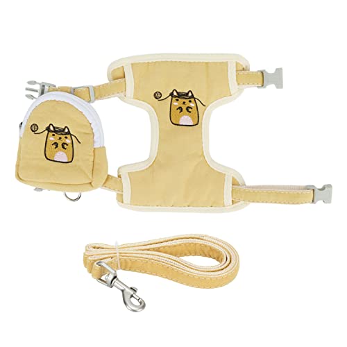 Katzenkabelbaum Leine - atmungsaktive verstellbare 360 ​​-Grad -Schnalle -Flucht -Proof -Haustier -Weste mit Snackbeutel (11.5x26.5x7.5cm/4.5x10.4x3.0in) von NUMNBE