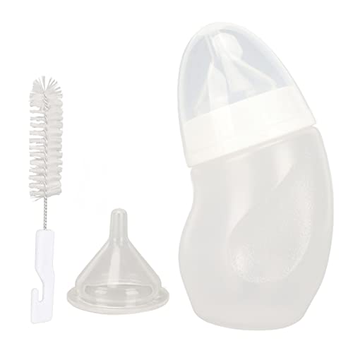 NUMNBE Haustier Feeding Flasche Professionelle weiche Silikonnippel - Gebogene Pflegeflaschen -Kits für Neugeborene Kätzchen und Welpen NUMNBE Haustier Feeding Flasche Professionelle weiche Silikonnippel - Gebogene Pflegeflaschen -Kits für Neugeborene Kätzchen und Welpen von NUMNBE