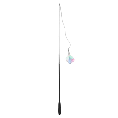 NUMNBE Lustiger Katzenstock Retractable Interactive Cat Feather Toy für Innenkatzen Kätzchen Spielübung NUMNBE Lustiger Katzenstock Retractable Interactive Cat Feather Toy für Innenkatzen Kätzchen Spielübung von NUMNBE