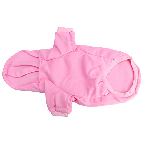 Süßer Polyester Haustier Winter Warmer Hoodie Sweatshirt -Mantel Hunde Welpen Katzen dunkelblau XL (XXL) von NUMNBE
