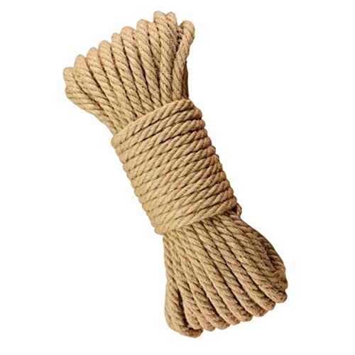 NUOBESTY 1 Stück Garn Dekoration Katze kratzt Sisalseil für Katzenkratzer dekoratives Seil der Retro-Lampe Lampe dekoratives Hanfseil Klaue Sisalseil für Kratzbaum Lampenornament Hellbraun von NUOBESTY