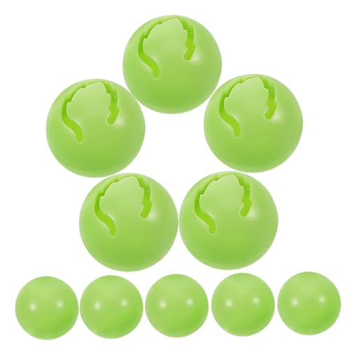 NUOBESTY 10 Stück Teiliges Glocken Hohle Rasselkugeln für Katzenspielzeug Sichere Füllung aus Grünem Material für DIY Haustier und Rasselbox Reparatur NUOBESTY 10 Stück Teiliges Glocken Hohle Rasselkugeln für Katzenspielzeug Sichere Füllung aus Grünem Material für DIY Haustier und Rasselbox Reparatur von NUOBESTY