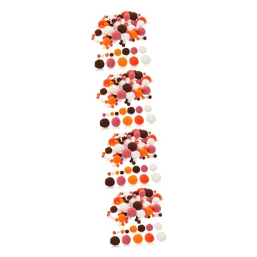 NUOBESTY 4 Stück 3 Plüschbälle Wollbälle Haustierbälle Hundebälle Tufffilzbälle Hundetennisbälle Flusenbälle Für Hunde Pompom Herstellungswerkzeug Pompons Bastel Pom Poms Bastel von NUOBESTY