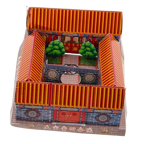 NUOBESTY Ahnenverehrung Papiervilla Opferhaus für Qingming und Geisterfest Verbrennbares Ahnenhaus zur Segenbitte und Festzeremonie NUOBESTY Ahnenverehrung Papiervilla Opferhaus für Qingming und Geisterfest Verbrennbares Ahnenhaus zur Segenbitte und Festzeremonie von NUOBESTY