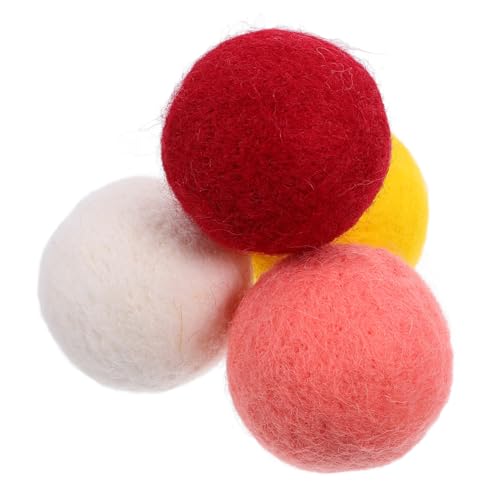 NUOBESTY Lustiges Kauspielzeug Für Hunde – 4 Stück Glöckchen Aus Wollfilz Spielzeug Für Hunde Bewegungsspielzeug Für Haustiere NUOBESTY Lustiges Kauspielzeug Für Hunde – 4 Stück Glöckchen Aus Wollfilz Spielzeug Für Hunde Bewegungsspielzeug Für Haustiere von NUOBESTY