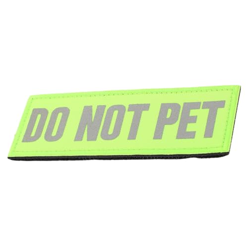 NUOBESTY Reflektierender Aufnäher Für Servicehunde Anfassen Text Nylonmaterial Sicherer Befestigung Für Geschirre Und Nachtsichtbarkeit Für Haustiere NUOBESTY Reflektierender Aufnäher Für Servicehunde Anfassen Text Nylonmaterial Sicherer Befestigung Für Geschirre Und Nachtsichtbarkeit Für Haustiere von NUOBESTY