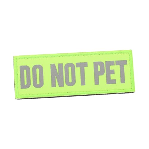 NUOBESTY Service Hunde Patch Satz icht Streicheln Für Geschirr Reflektierender Aufnäher Strapazierfähiges Nylon Vielseitig Einsetzbar Erhöht Die Sichtbarkeit Bei Nacht NUOBESTY Service Hunde Patch Satz icht Streicheln Für Geschirr Reflektierender Aufnäher Strapazierfähiges Nylon Vielseitig Einsetzbar Erhöht Die Sichtbarkeit Bei Nacht von NUOBESTY