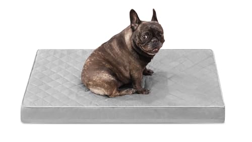 NUPIDA Orthopädisches mittelgroßes Hundebett, wasserdicht, mit abnehmbarem, waschbarem Bezug und rutschfester Unterseite, Steppung für Käfig, 73,7 x 45,7 cm, Hellgrau NUPIDA Orthopädisches mittelgroßes Hundebett, wasserdicht, mit abnehmbarem, waschbarem Bezug und rutschfester Unterseite, Steppung für Käfig, 73,7 x 45,7 cm, Hellgrau von NUPIDA
