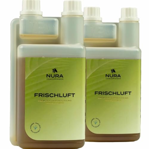 NURA HORSE SUPPLEMENTS- Atemwege Liquid Frischluft 2er Set Ergänzungsfuttermittel im Doppelpack von NURA HORSE SUPPLEMENTS