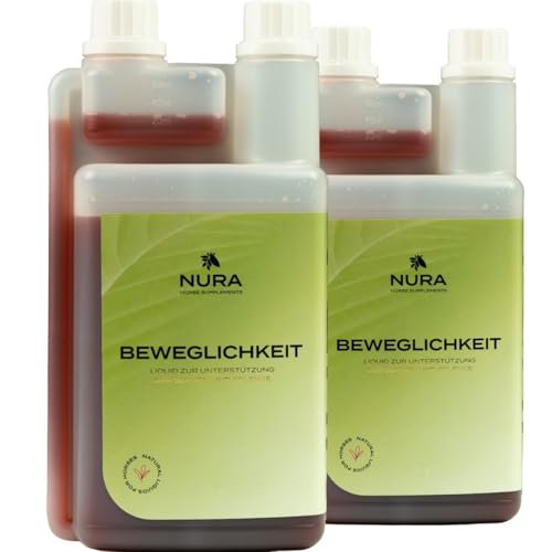 NURA HORSE SUPPLEMENTS - Gelenk Liquid Beweglichkeit 2er Set Ergänzungsfuttermittel im Doppelpack von NURA HORSE SUPPLEMENTS
