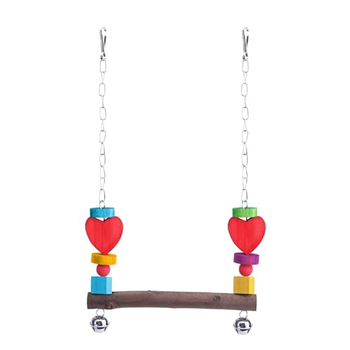 Papagei Schaukel Natürliche Holz Stand Barsch Spielzeug Blöcke Kauen Mit Metall Kette Käfig Zubehör Für Kleine Vögel Vogel Holz Sitzstangen Ständer Für Käfig Papagei Schaukel Natürliche Holz Stand Barsch Spielzeug Blöcke Kauen Mit Metall Kette Käfig Zubehör Für Kleine Vögel Vogel Holz Sitzstangen Ständer Für Käfig von NURCIX