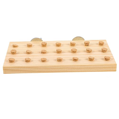 NUSITOU Spielzeuge Holzspielzeug Knete Zubehör Dreieckige Plattform Aus Holz Plattform Für Vogelstangen Übungsplattform Für Vögel Plattform Für Papageienständer Hölzern Kauen Xuanfeng von NUSITOU