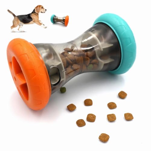 NUUOTP Hundespielzeug Intelligenz Interaktives Hundespielzeug Rollender Leckerli Spender Slow Feeder Puzzle Ball Hundespielzeugs zur Futterausgabe Snackball für Kleine und Mittlere Hunde von NUUOTP