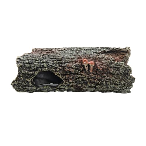 NUZAMAS Aquarium-Baumlochvermeidung für Reptilienstamm aus Kunstharz, hohler Baumstamm, Ornament für Aquarien, Holzhöhlen für Reptilienzweige, Höhle, Reptisoil, hölzernes Treibholz, Fische, Spielbaum NUZAMAS Aquarium-Baumlochvermeidung für Reptilienstamm aus Kunstharz, hohler Baumstamm, Ornament für Aquarien, Holzhöhlen für Reptilienzweige, Höhle, Reptisoil, hölzernes Treibholz, Fische, Spielbaum von NUZAMAS