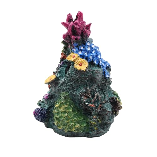 NUZAMAS Aquarium-Korallen und Wasserpflanzen, Aquarium, buntes Korallenriff-Set, Fischtank-Dekoration, Bergornament für Aquarienumgebungen, Dekor-Zubehör NUZAMAS Aquarium-Korallen und Wasserpflanzen, Aquarium, buntes Korallenriff-Set, Fischtank-Dekoration, Bergornament für Aquarienumgebungen, Dekor-Zubehör von NUZAMAS