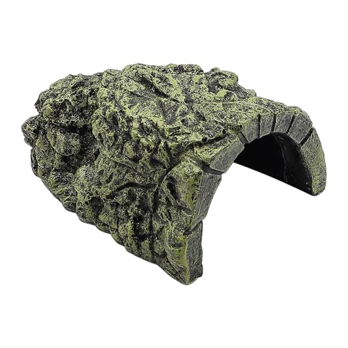 NUZAMAS Reptilien-Versteckhöhle, Fischversteckhöhle, Aquarium-Dekoration, Terrarium, Steinversteck, natürlicher Lebensraum, Ornament für Schildkröten, Geckos, Spinnen, Frösche, Eidechsen NUZAMAS Reptilien-Versteckhöhle, Fischversteckhöhle, Aquarium-Dekoration, Terrarium, Steinversteck, natürlicher Lebensraum, Ornament für Schildkröten, Geckos, Spinnen, Frösche, Eidechsen von NUZAMAS